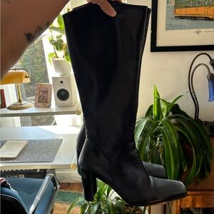 Vintage Italian Leather Knee High Boots